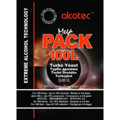 Дрожжи Турбо Alcotec Mega Pack  на 100л