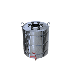 Перегонный куб с ребрами жесткости 25 литров + кран